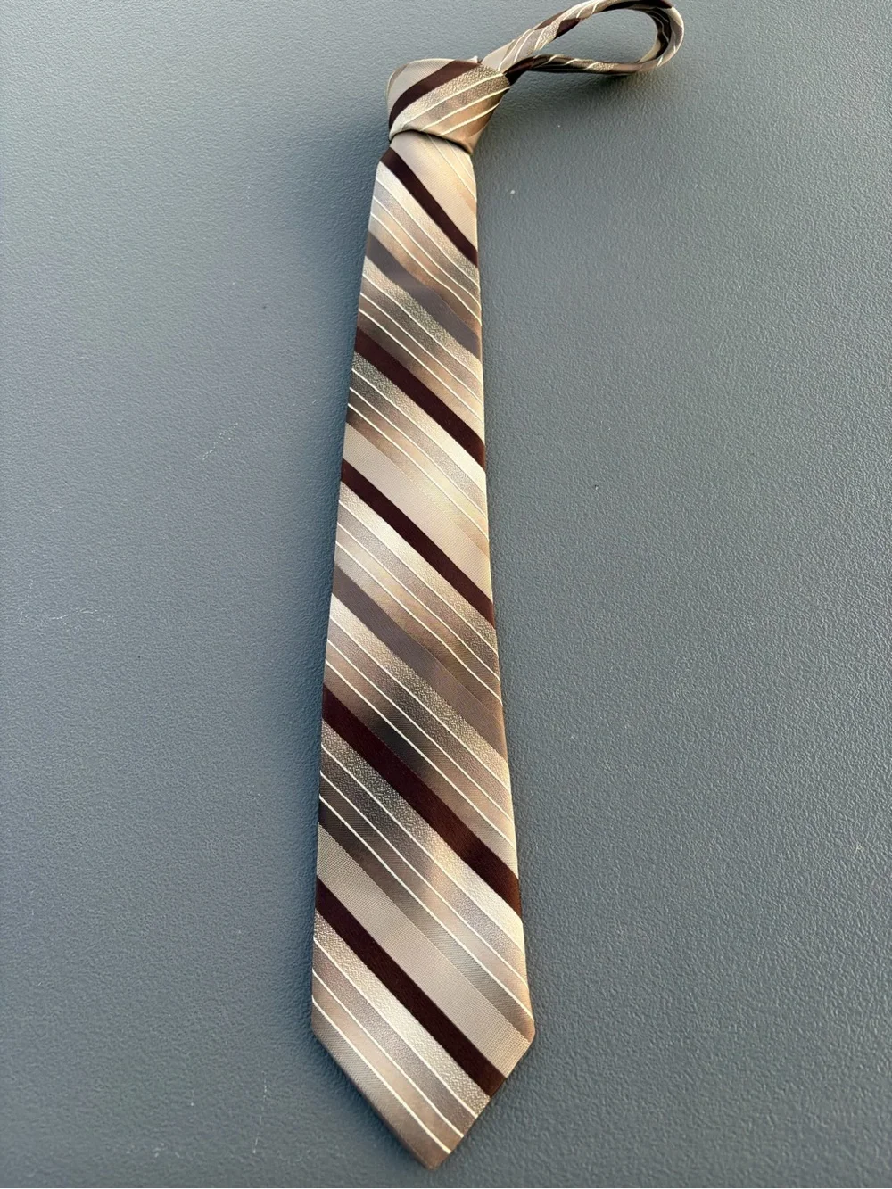Frederic Stephan Brown Stripe Men's Tie